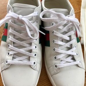 Gucci Ace embroidered sneaker.